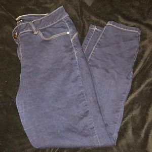 Dark denim jeggings